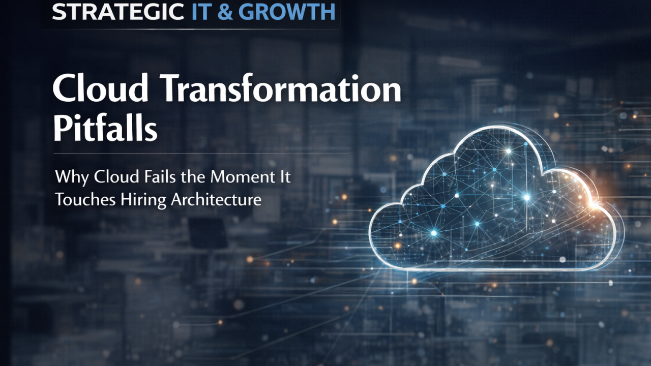 Cloud Transformation Pitfalls: Why Cloud Fails the Moment It Touches Hiring Architecture