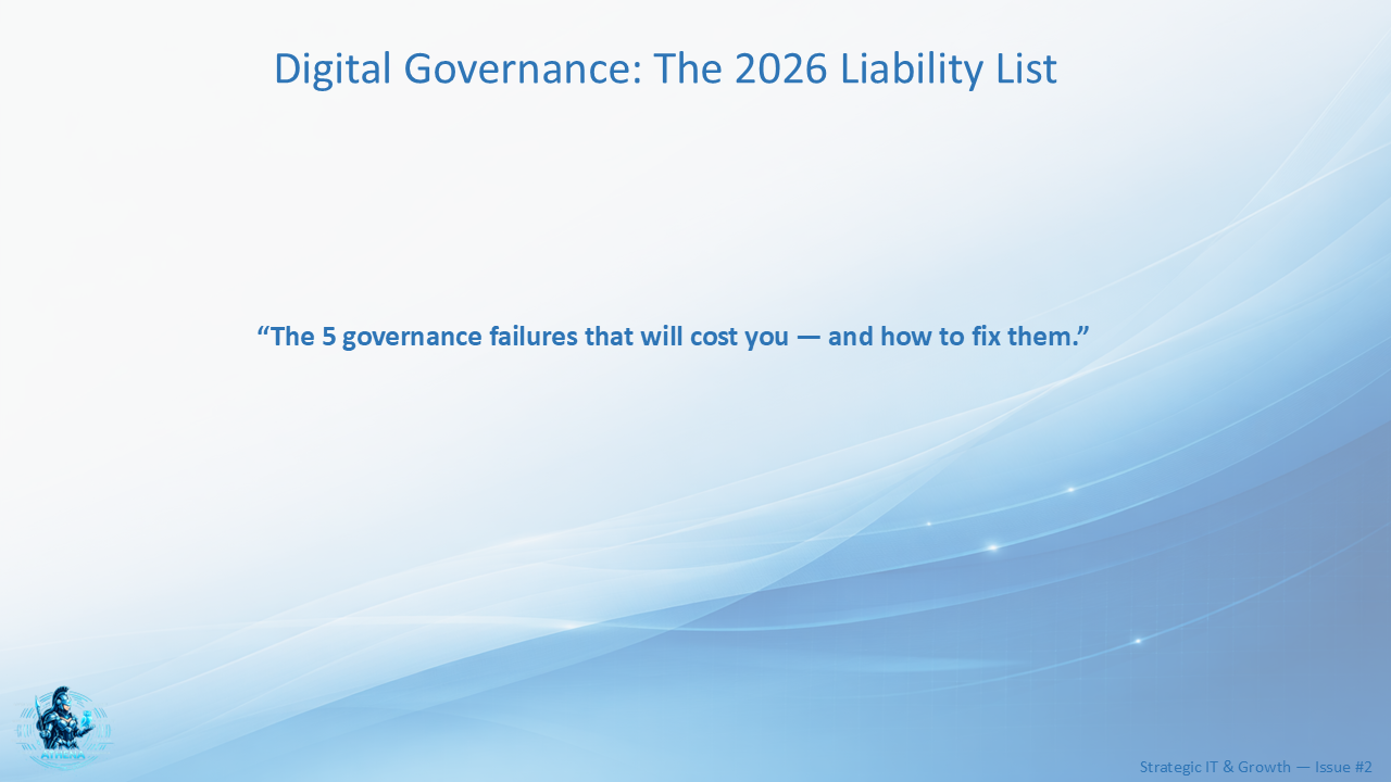 Digital Governance: The 2026 Liability List